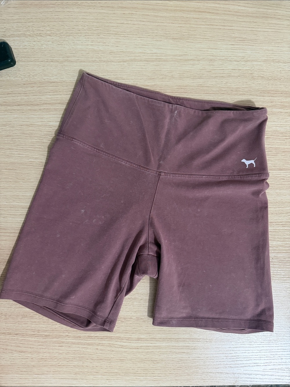 PINK Victoria's Secret Mauve High-Rise Bike Shorts